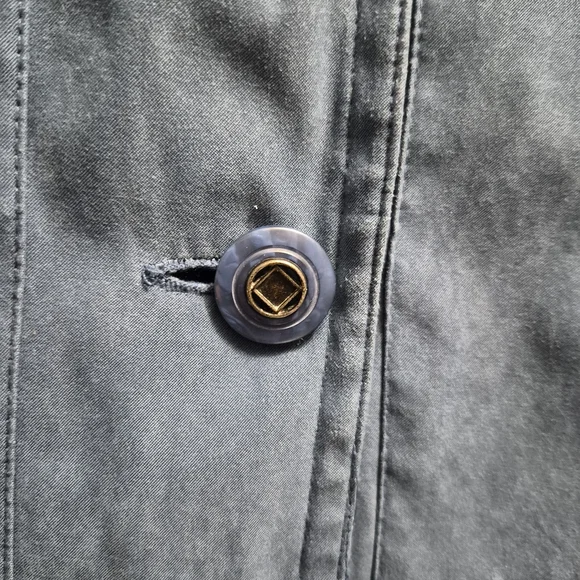 Elegant Blue Coat for Women - Picture 3 of 13